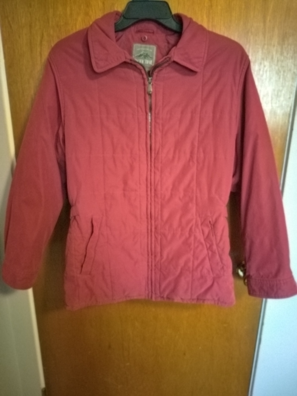 Pacific Trail Women's Quilted Maroon Puffer Jacket